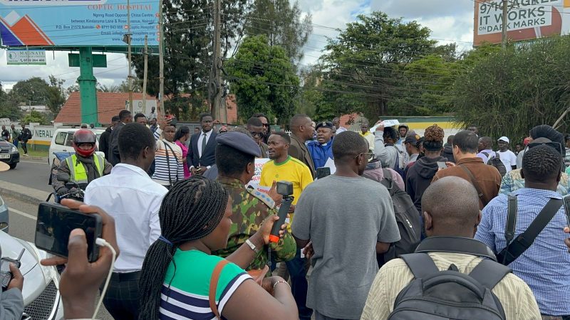 Protestors block City Mortuary roundabout as influencer Albert Ojwang’s autopsy proceeds