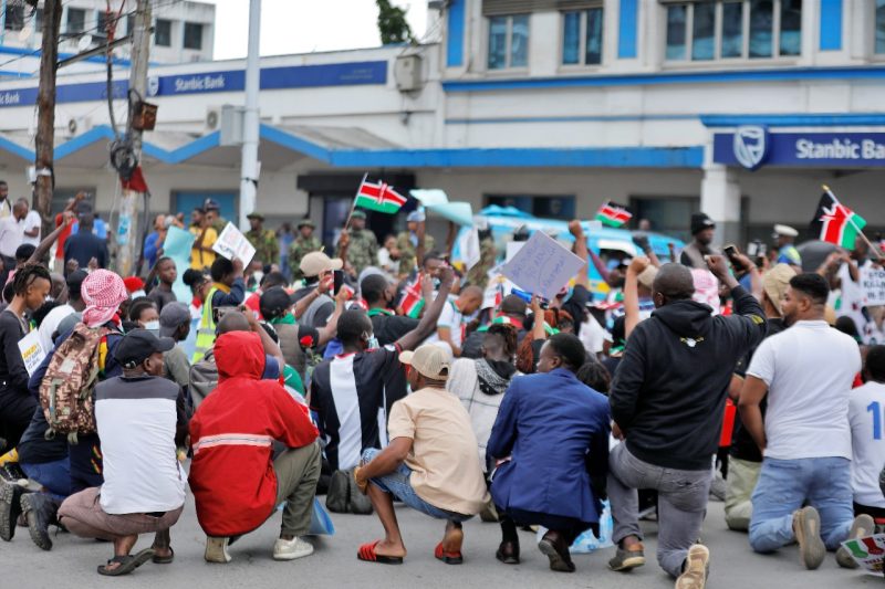 Mombasa Gen Z anniversary protests underway