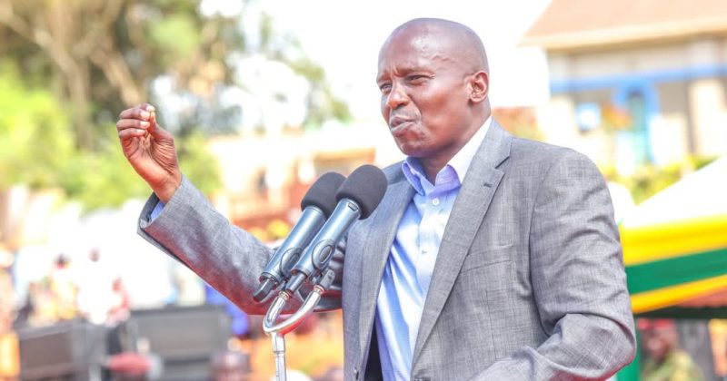 Kindiki Denies links to Sunday’s Othaya church violence, tells off Gachagua
