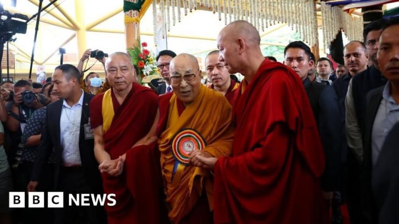 Thousands turn out to mark Dalai Lama’s 90 birthday
