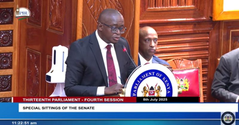Guyo contests legality of his impeachment in a preliminary objection