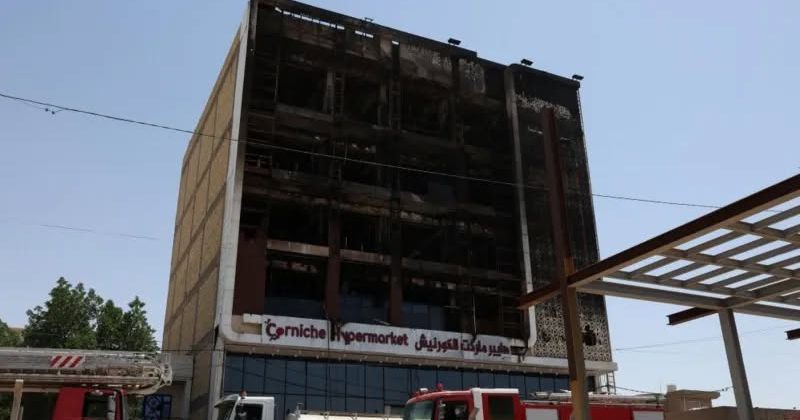 60 dead after fire tears through Iraqi shopping centre, officials say