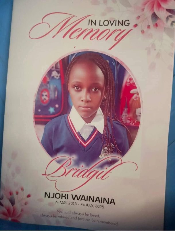 Tears, anger as 12-Year-old Bridget Njoki laid to rest after police shooting