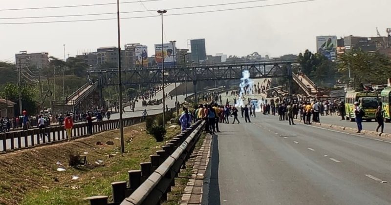 Gangs disrupt Outering Road traffic for second time in a week, police on site