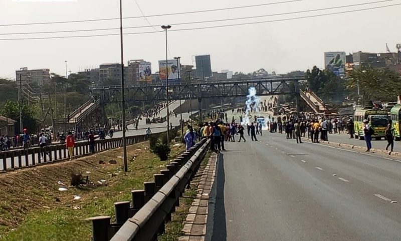 Gangs disrupt Outering Road traffic for second time in a week, police on site