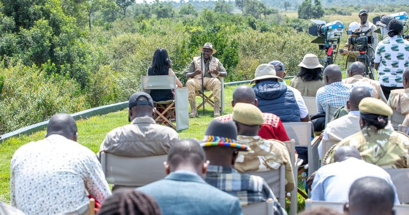Ruto launches global live coverage of wildebeest migration in Masai Mara