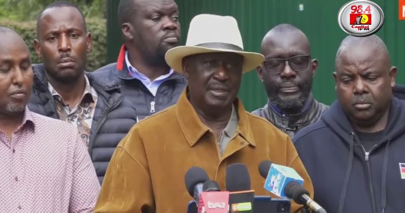 Raila schools Gen Z: Saba was a movement, not a riot