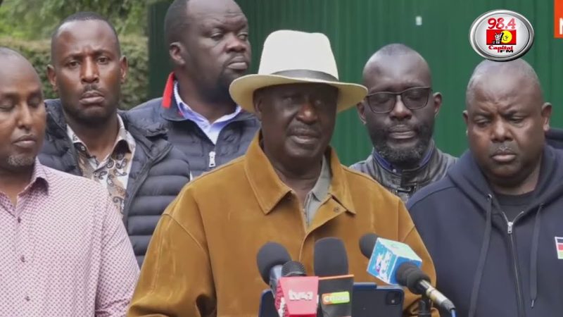 Raila Calls for Urgent Inter-Generational Conclave Amid Gen Z Protests