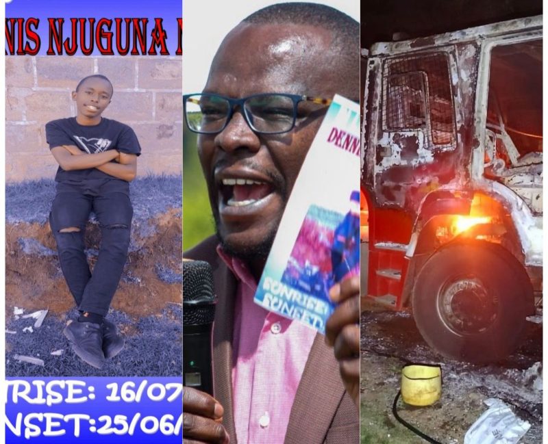 Tears and Anger as Slain Molo Student Dennis Njuguna Laid to Rest