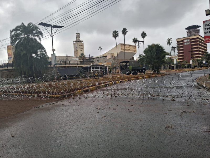 Masengeli claims ‘everything normal in Nairobi’ as police block roads, businesses shut
