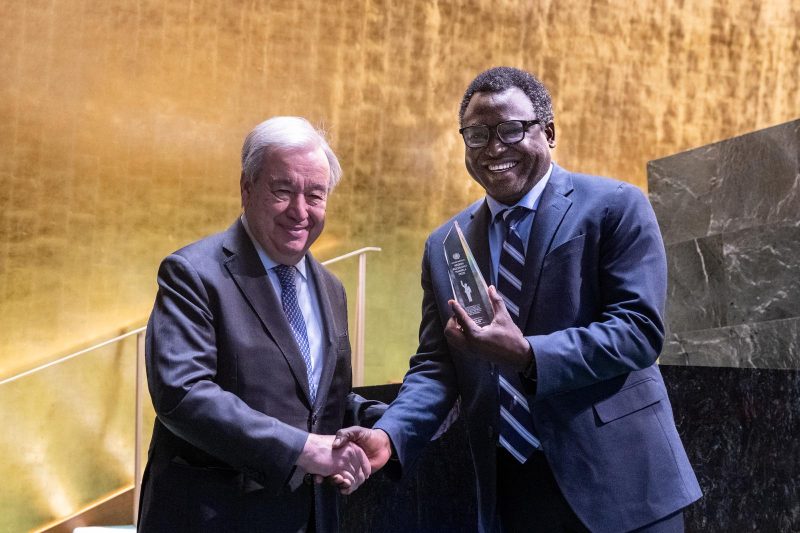Kenya’s Kennedy Odede awarded 2025 Nelson Mandela Prize by UN Chief