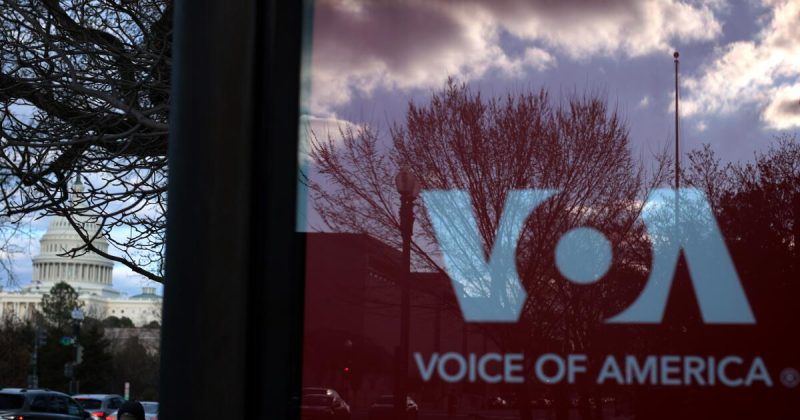 Trump administration moves to fire most Voice of America journalists