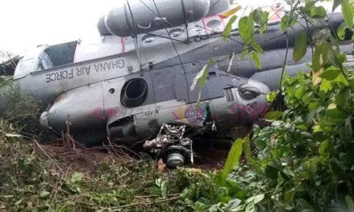 Two Ghanaian ministers die in helicopter crash, along with six others