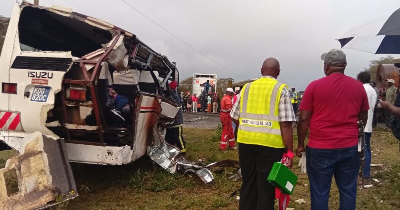 Probe underway after train slams into bus; leaving 8 dead, scores injured