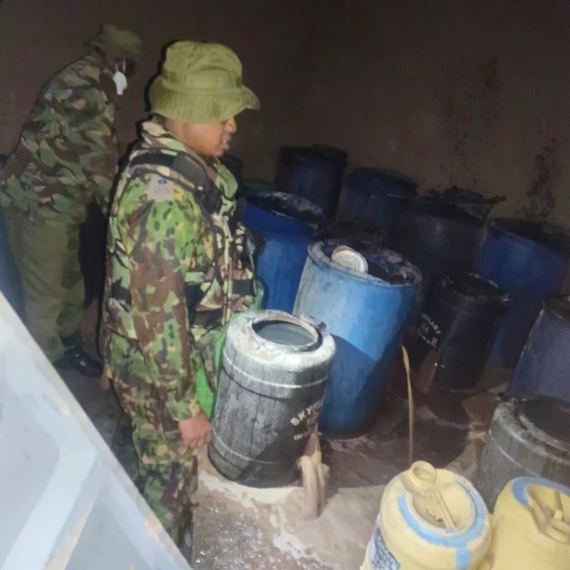 NACADA crackdown nets over 7,000 litres of illicit alcohol