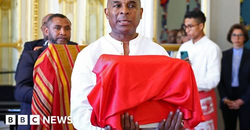 France returns slain king’s skull to Madagascar