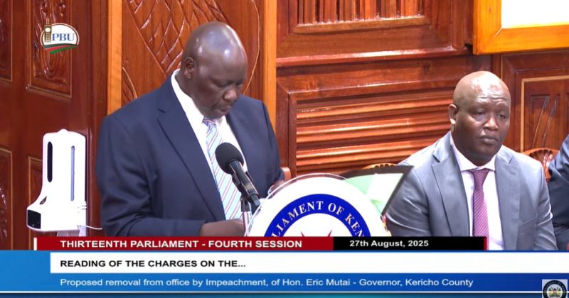 Governor Mutai pleads not guilty to abuse of office, gross misconduct charges