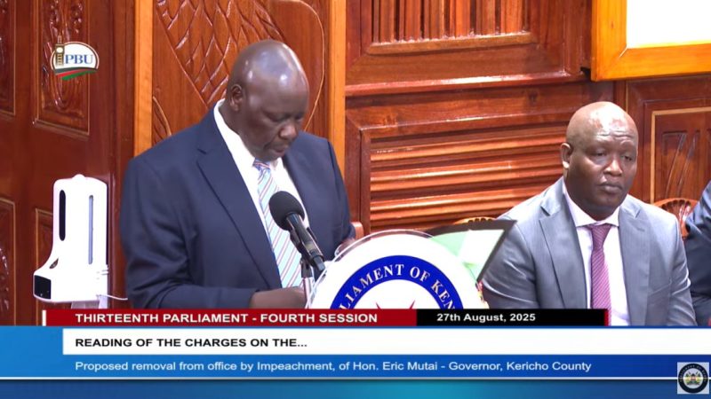 Governor Mutai pleads not guilty to abuse of office, gross misconduct charges