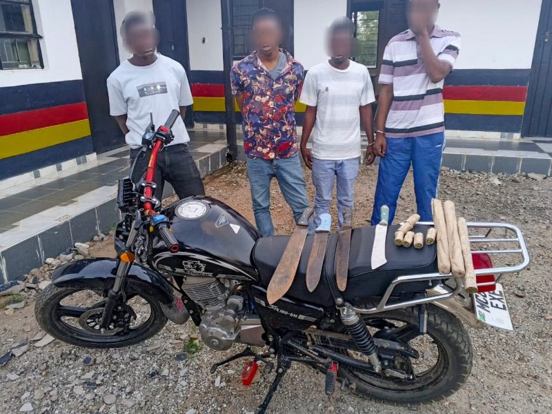 Police arrest notorious Kwale gang in a raid on Lunga Lunga hideout