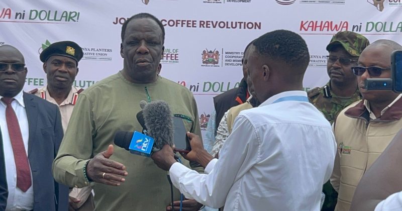 CS Oparanya urges farmers to utilize reforms on modernisation of coffee farming