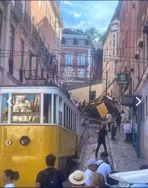 At least 15 dead after Lisbon’s historic funicular derails
