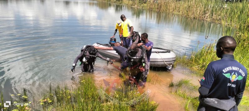 KDF divers retrieve body of drowning victim from 80-foot deep Chepkorio Dam