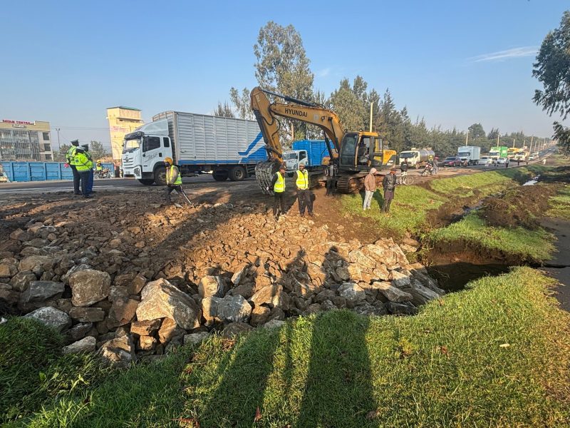 KeNHA reopens Nakuru–Eldoret Highway after sinkhole repairs