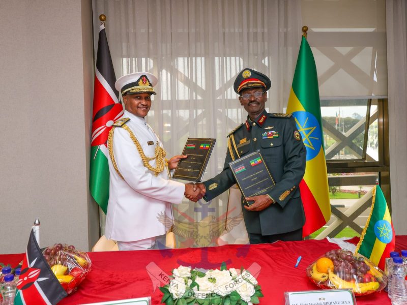 Kenya, Ethiopia ink Defence Cooperation agreement to tackle regional security threats