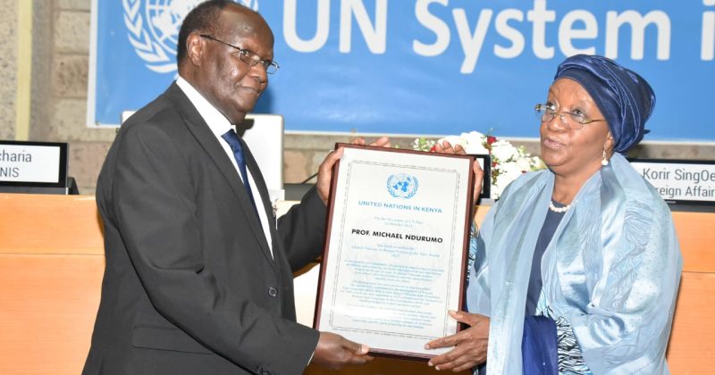 Prof. Michael Ndurumo named UN Kenya Person of the Year 2025 for championing disability inclusion
