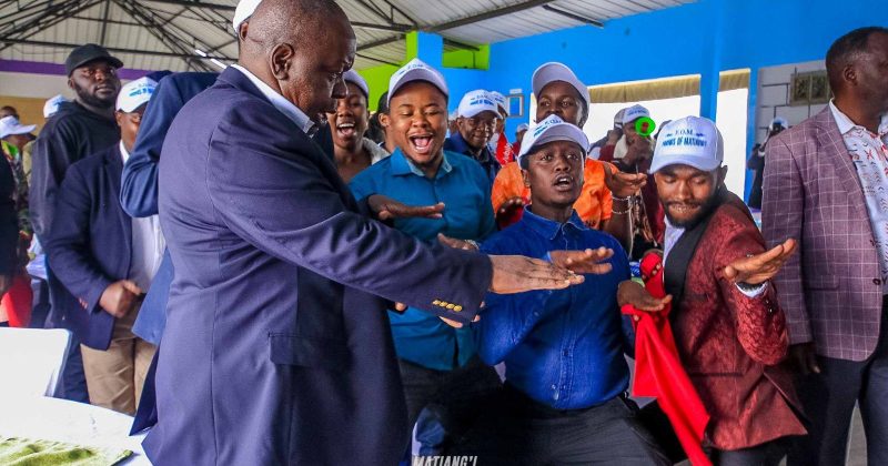 PHOTOS: Matiangi dances into 2027 politics, declares Jubilee his party of choice