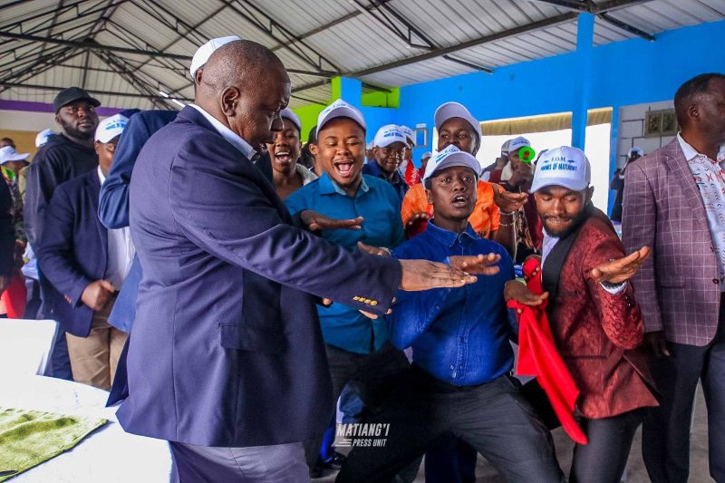 PHOTOS: Matiangi dances into 2027 politics, declares Jubilee his party of choice
