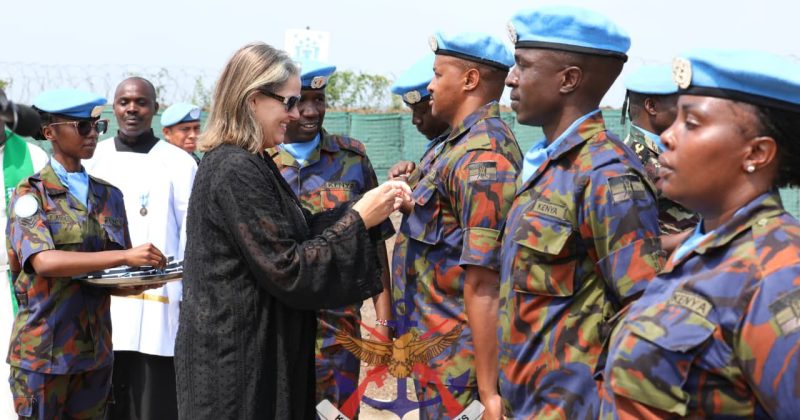 Kenyan Peacekeepers receive UN medals for distinguished service in Congo