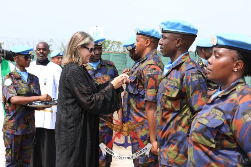 Kenyan Peacekeepers receive UN medals for distinguished service in Congo