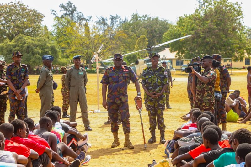 Vice CDF Omenda commends discipline and transparency during KDF recruitment exercise