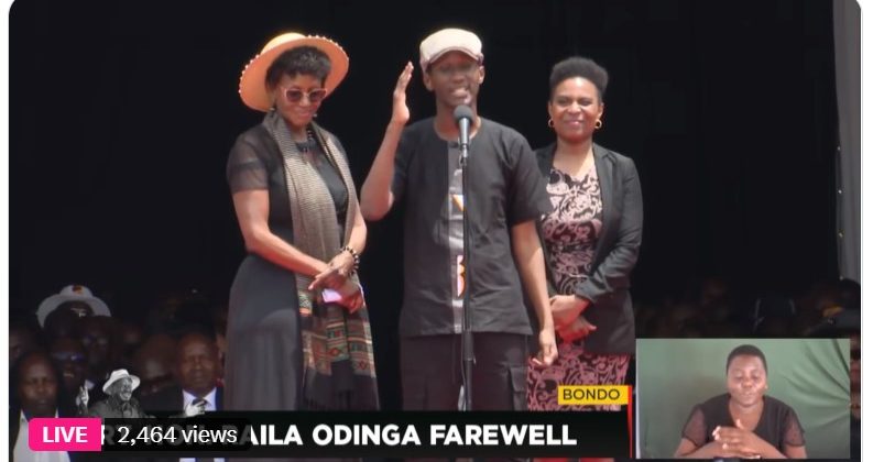 Raila nephew Jaramogi Oranga lightens burial with Uhuru’s ‘porridge’ joke