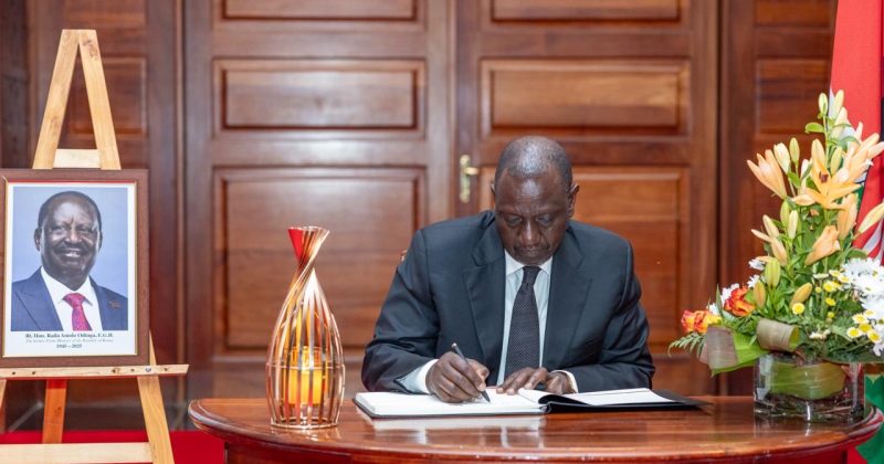 Ruto explains decision to sign key laws on day Raila died