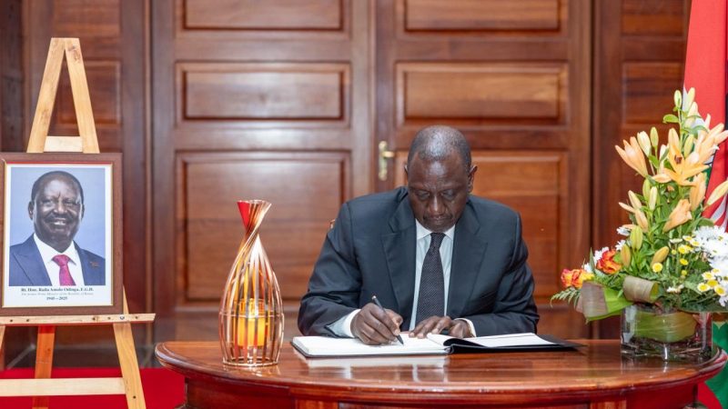 Ruto explains decision to sign key laws on day Raila died