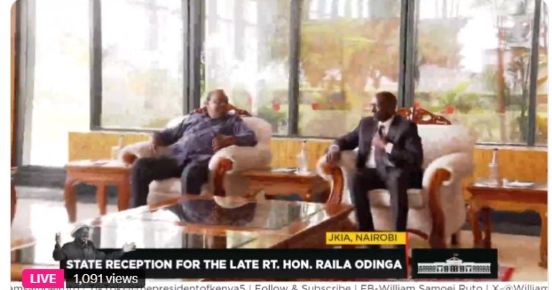 LIVE: President Ruto leads State Reception of Raila Odinga’s body at JKIA