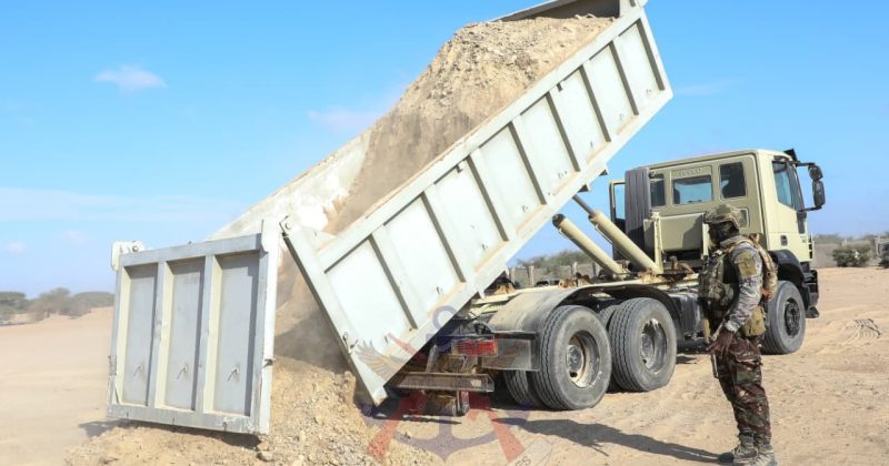 KDF undertake renovation works at Somalia’s Dhobley Airstrip