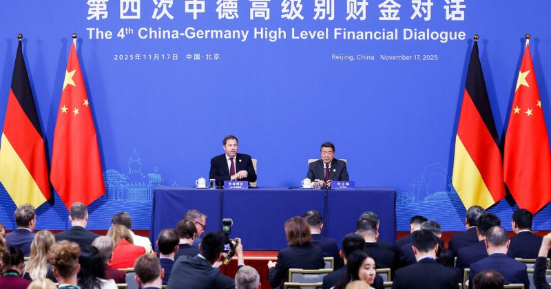 China, Germany reach key outcomes in financial dialogue amid rising trade tensions