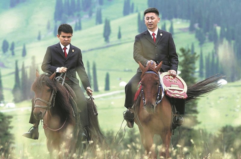 Justice on horseback: Mobile Courts take legal services to China’s Xinjiang grasslands
