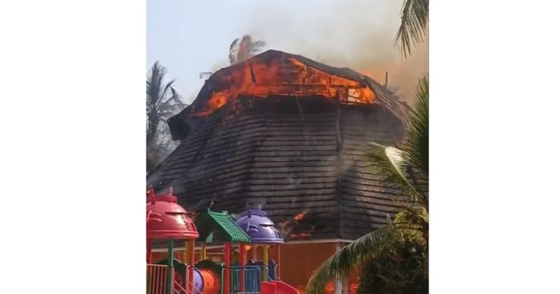 Fierce fire engulfs Diani Reef Hotel in Kwale