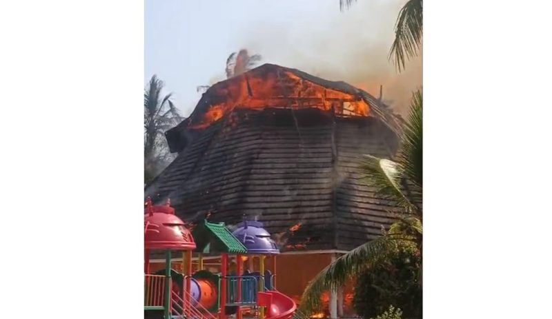 Fierce fire engulfs Diani Reef Hotel in Kwale