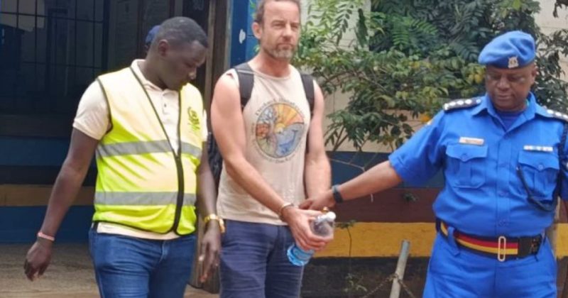 Dutch man filmed spitting on Kenyan police freed after mental health exam