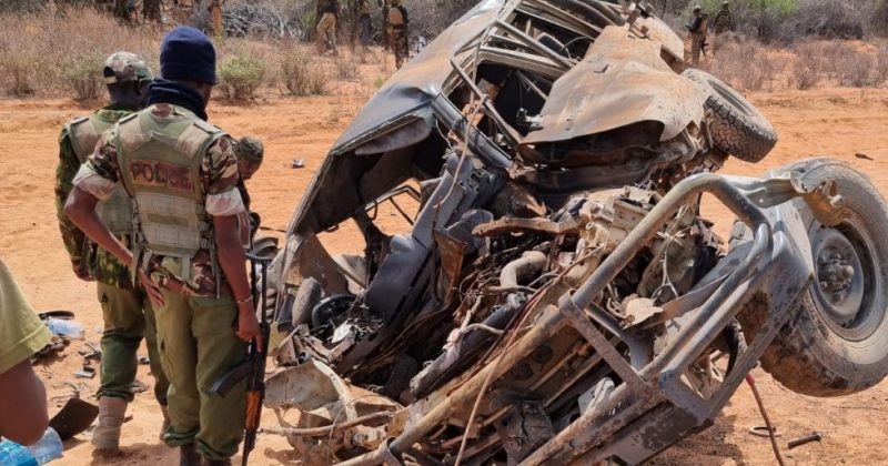 2 police officers killed, 3 critically injured in Garissa IED ambush