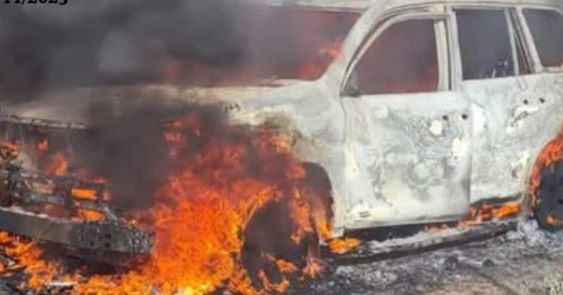 Wamalwa’s Vehicle Torched in Butali as Political Tensions Flare During By-Elections