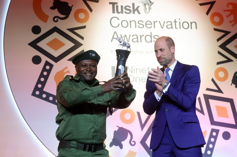Kenya’s Laban Mwangi Honored at Tusk Conservation Awards for Protecting Mountain Bongo