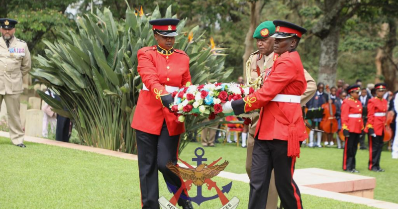 PHOTOS: KDF joins Commonwealth in marking Remembrance Day in Nairobi