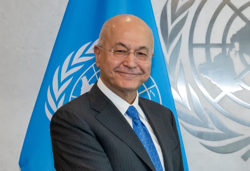 UN elects former Iraqi president Barham Salih as next UNHCR chief