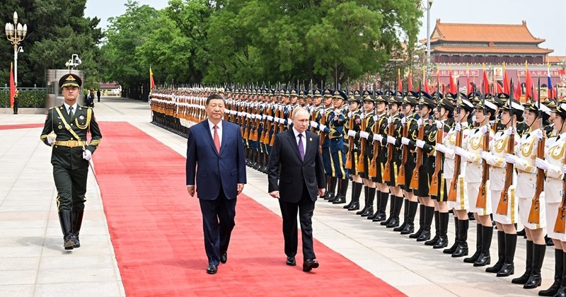 Xi, Putin exchange New Year greetings
